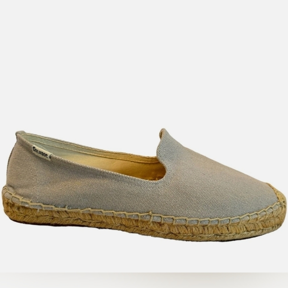 Soludos Canvas Platform Espadrille Shoes Size 8.5